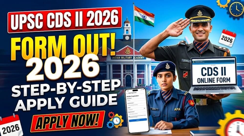 UPSC CDS II Online Form 2026 | UPSC CDS-II Recruitment 2026