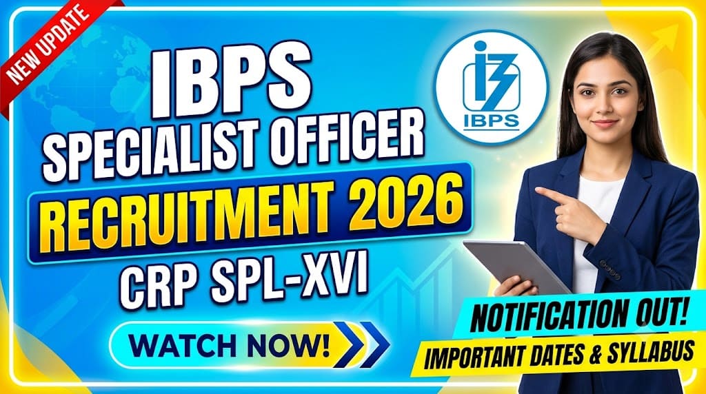 Ibps specialist officer recruitment 2026 1 Ibps specialist officer recruitment 2026 | ibps crp spl-xvi 2026