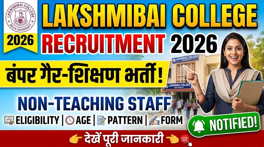 Lakshmibai college non teaching recruitment 2026 1 Lakshmibai college non teaching recruitment 2026