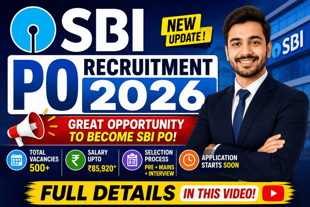 Sbi po recruitment 2026 1 Sbi po recruitment 2026