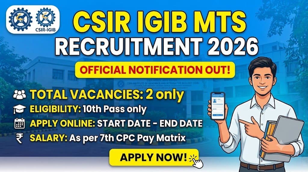 Csir igib mts recruitment 2026 1 Csir igib mts recruitment 2026
