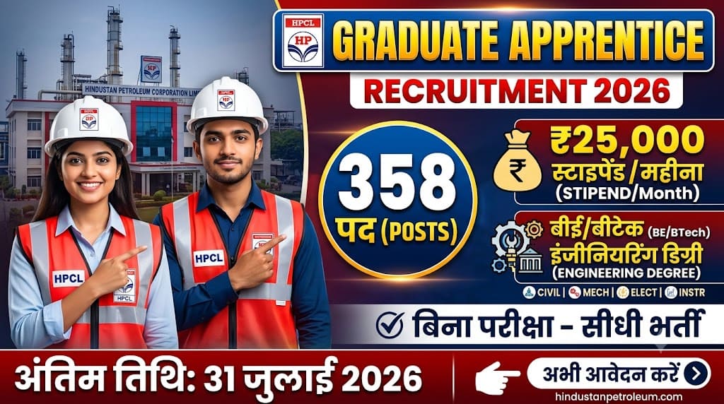 Hpcl graduate apprentice recruitment 2026 1 Hpcl graduate apprentice recruitment 2026