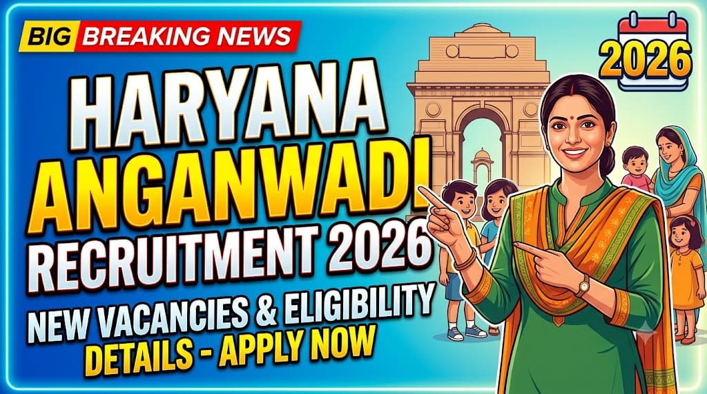 Haryana anganwadi recruitment 2026 1 Haryana anganwadi recruitment 2026