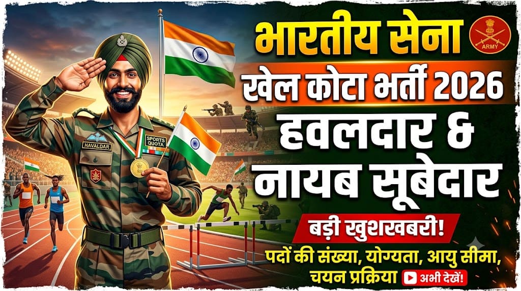 Indian army sports quota recruitment 2026 1 Indian army sports quota recruitment 2026