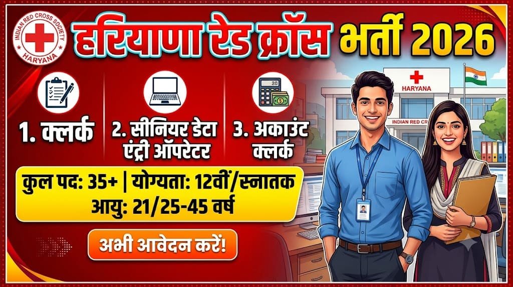 Indian red cross society haryana recruitment 2026 1 Indian red cross society haryana recruitment 2026