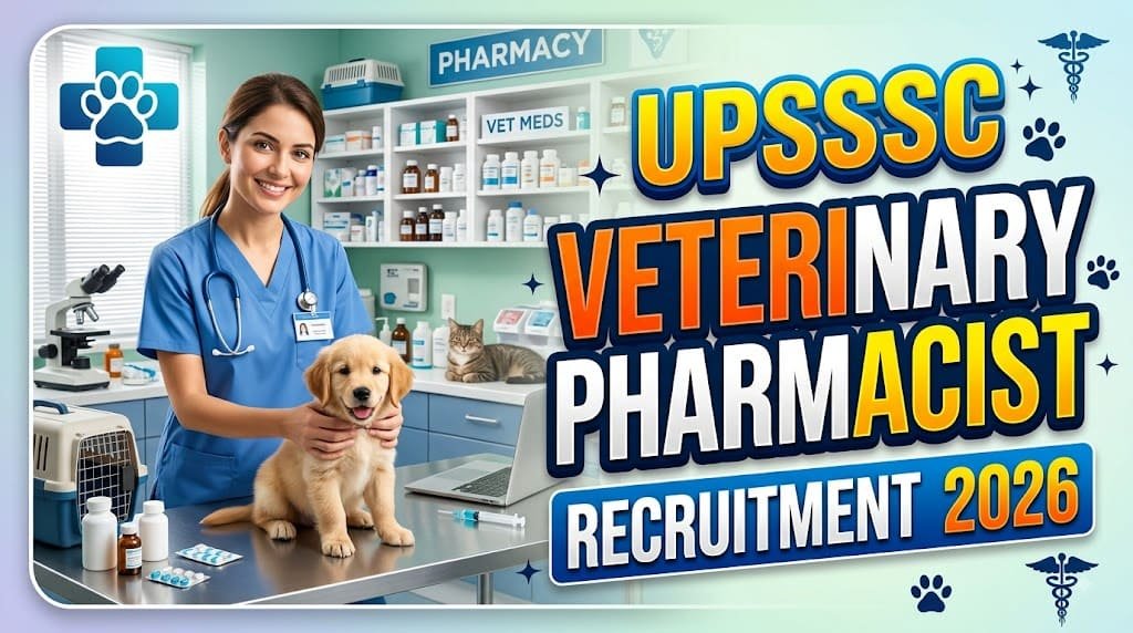 Upsssc veterinary pharmacist recruitment 2026 1 Upsssc veterinary pharmacist recruitment 2026