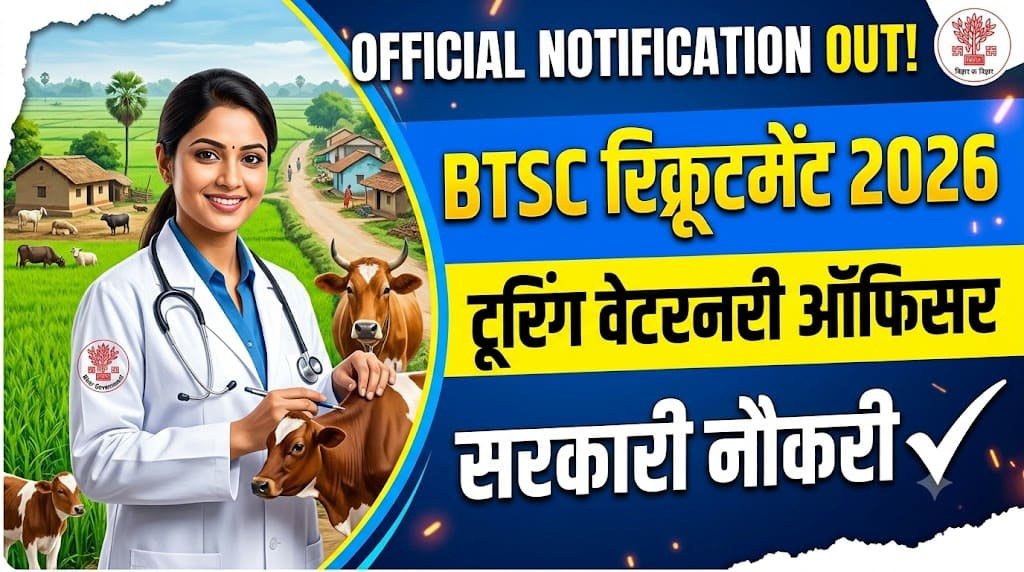 Btsc touring veterinary officer recruitment 2026 1 Btsc touring veterinary officer recruitment 2026