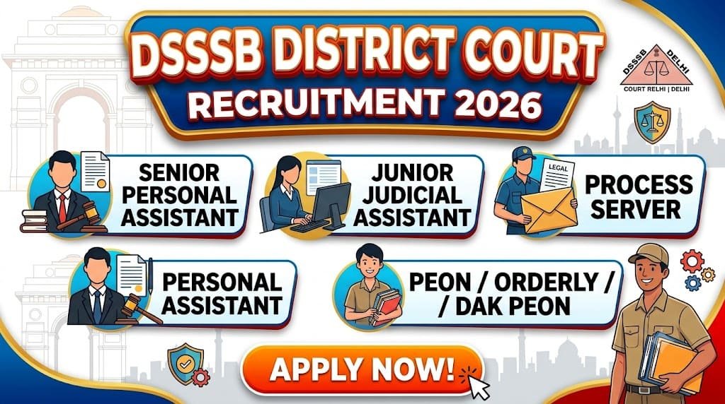 Dsssb 04/2026 district court recruitment 1 Dsssb 04/2026 district court recruitment