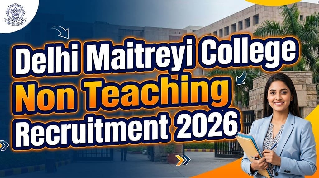Delhi maitreyi college non teaching recruitment 2026 1 Delhi maitreyi college non teaching recruitment 2026
