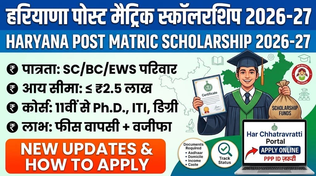 Haryana post matric scholarship 2026-27 1 Haryana post matric scholarship 2026-27