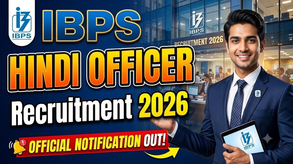 Ibps hindi officer recruitment 2026 1 Ibps hindi officer recruitment 2026