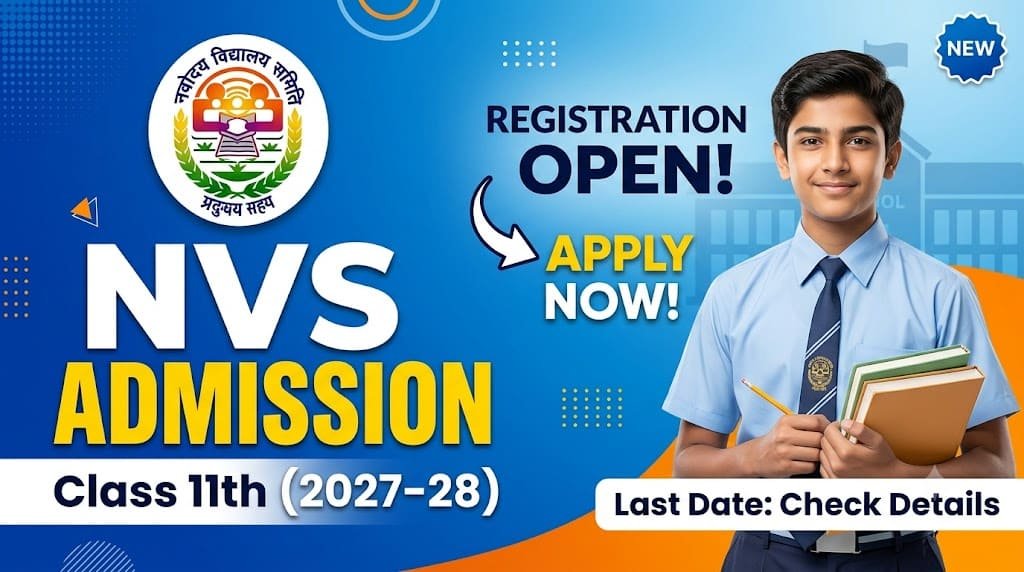 Nvs 11th class admission 2027-28 1 Nvs 11th class admission 2027-28