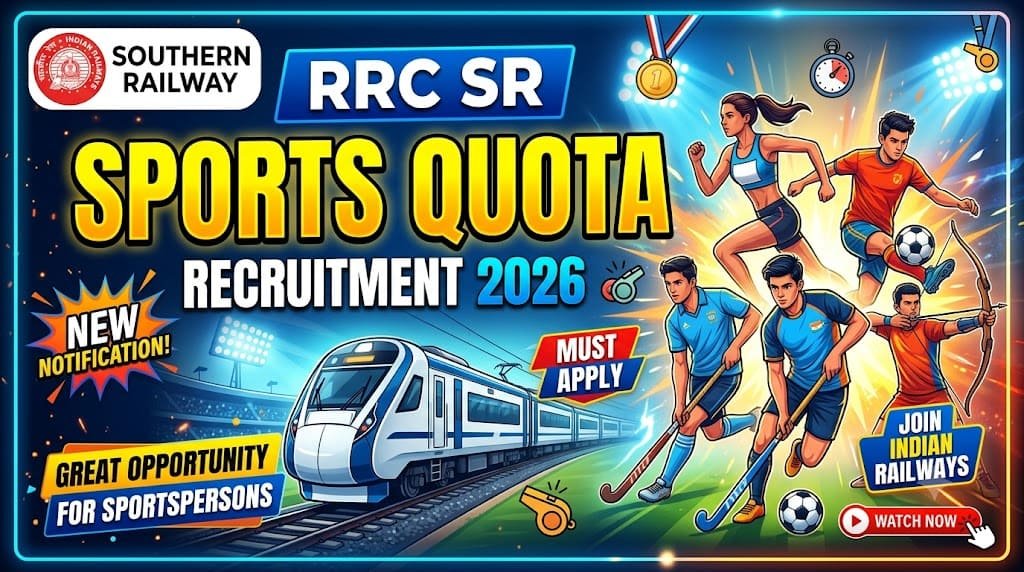 Rrc sr sports quota recruitment 2026 1 Rrc sr sports quota recruitment 2026