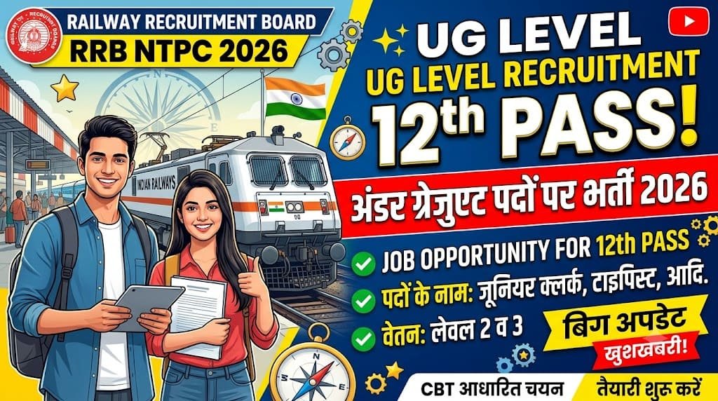 Railway rrb ntpc under graduate level posts recruitment 2026 1 Railway rrb ntpc under graduate level posts recruitment 2026