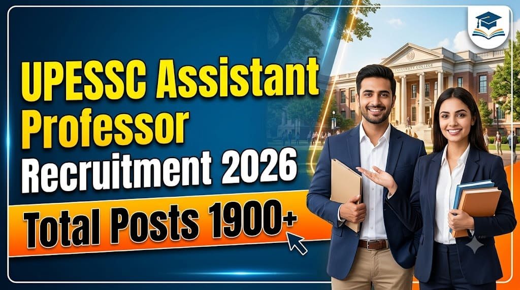 Upessc assistant professor recruitment 2026 1 Upessc assistant professor recruitment 2026