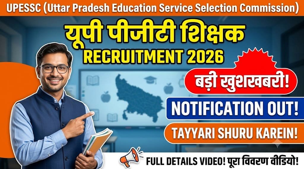 Upessc pgt teacher recruitment 2026 1 Upessc pgt teacher recruitment 2026
