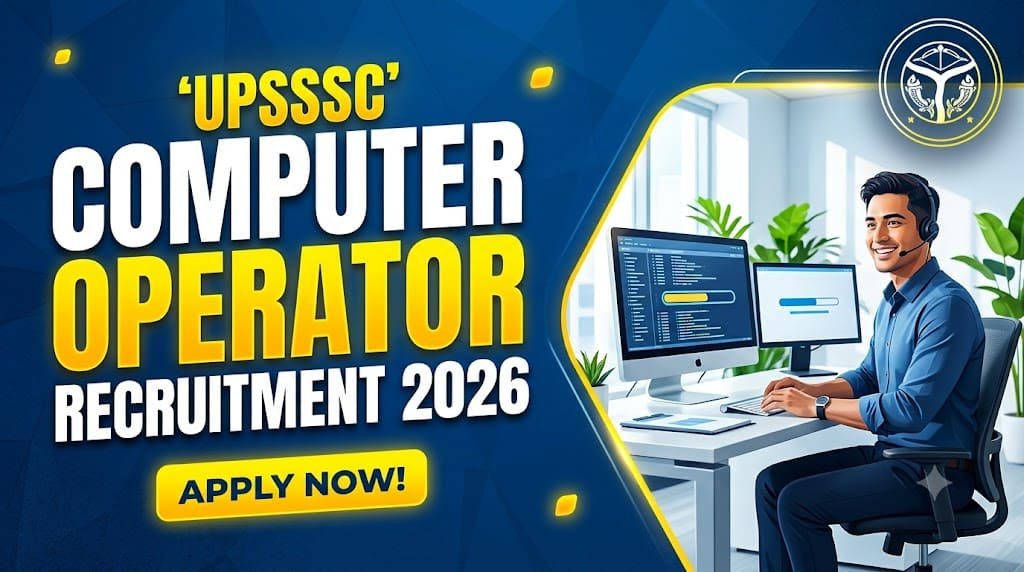 Upsssc computer operator recruitment 2026 1 Upsssc computer operator recruitment 2026
