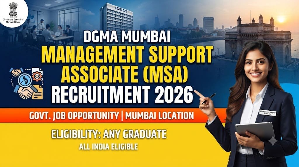 Dgma mumbai msa recruitment 2026 1 Dgma mumbai msa recruitment 2026