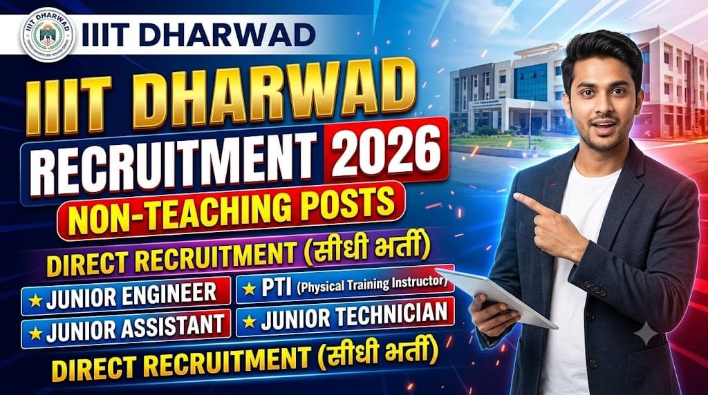 Iiit dharwad non teaching recruitment 2026 1 Iiit dharwad non teaching recruitment 2026