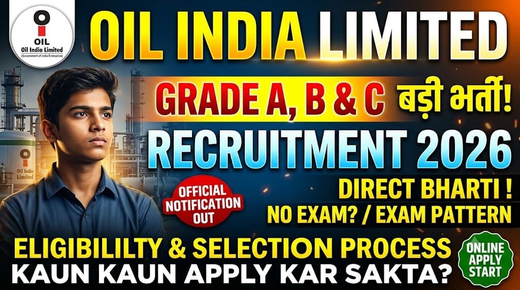 Oil india limited recruitment 2026 1 Oil india limited recruitment 2026